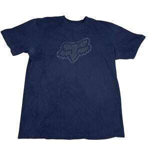 y2k 2000s style Fox Racing logo graphic tshirt XL emo grunge goth skater